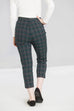 Hell Bunny Peebles Cigarette Trousers Green (S ONLY)