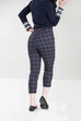 Hell Bunny Pebbles Cigarette Trousers Navy