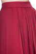 Banned Retro Take A Hike Skirt Bordeaux (XS, S & M ONLY)