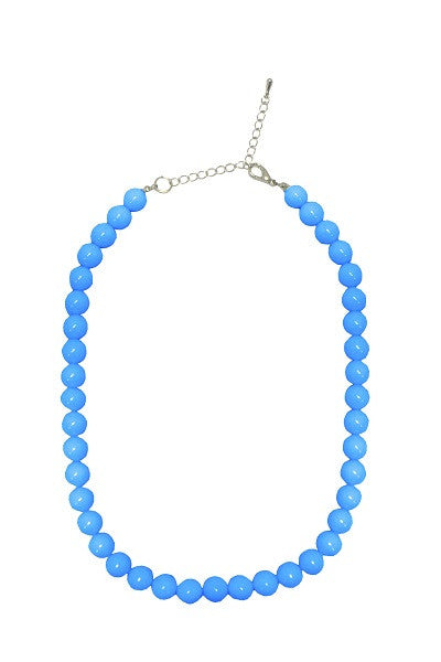 Collectif Bead Necklace Blue