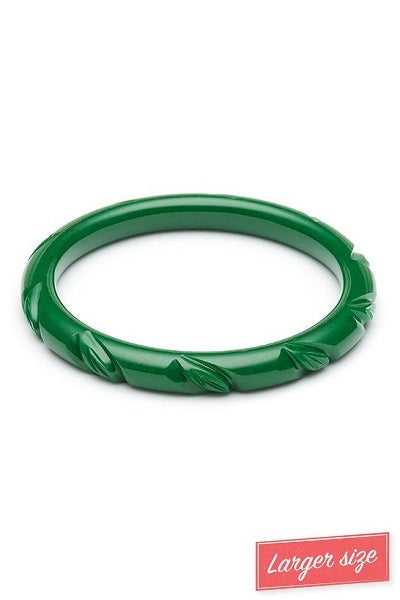 Splendette Heavy Carve Forest DUCHESS Narrow Bangle