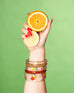 Splendette Fruity Summer Citrus DUCHESS Narrow Bangle