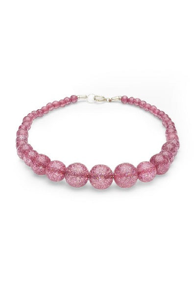 Splendette Necklace - Glitter Pale Pink