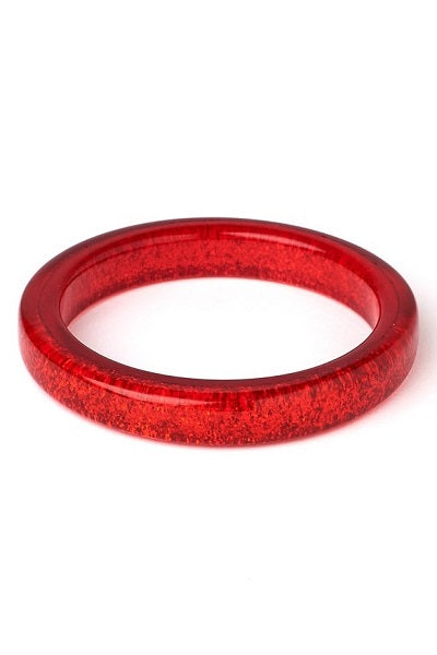 Splendette Glitter Red CLASSIC Midi Bangle