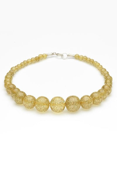 Splendette Necklace - Glitter Pale Gold
