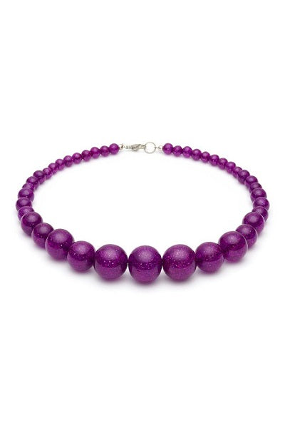 Splendette Necklace - Glitter Purple