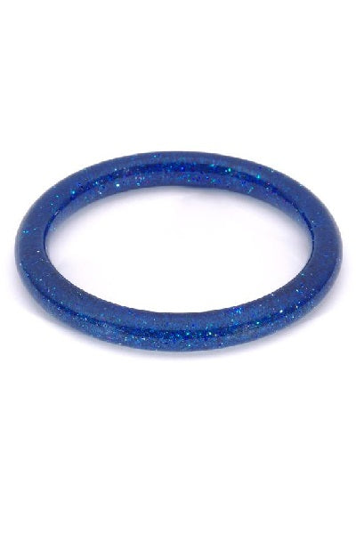 Splendette Glitter Blue CLASSIC Narrow Bangle