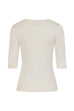 Collectif Chrissie Knitted Top Ivory