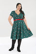 Hell Bunny Beth Candy Cane Dress (SIZE S & M ONLY)