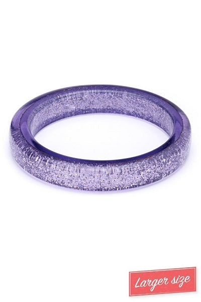 Splendette Glitter Lilac DUCHESS Midi Bangle