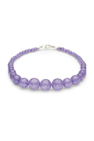 Splendette Necklace - Glitter Lilac
