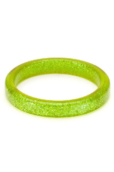 Splendette Glitter Lime CLASSIC Midi Bangle