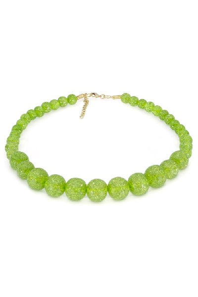 Splendette Necklace - Glitter Lime Chartreuse