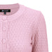 MAK Pattern Cropped Cardigan Light Pink