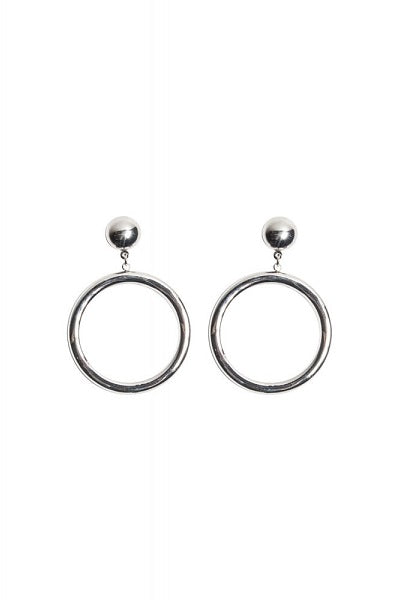 Collectif Mansfield Hoop Earrings Silver