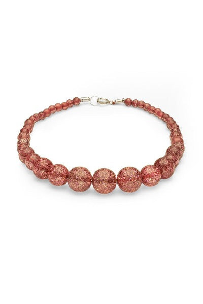 Splendette Necklace - Glitter Peachy