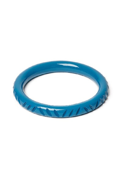 Splendette Heavy Carve Peacock CLASSIC Narrow Bangle