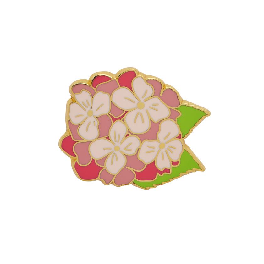 Erstwilder Pin - Heartfelt Hydrangea Pink