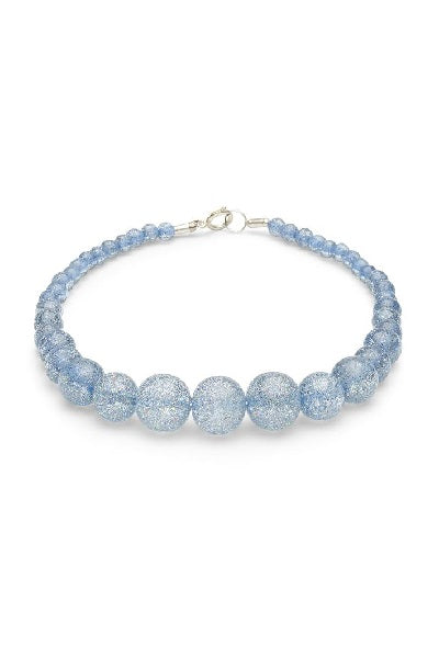 Splendette Necklace - Glitter Powder Blue