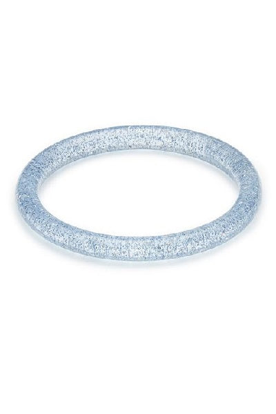 Splendette Glitter Powder Blue CLASSIC Narrow Bangle
