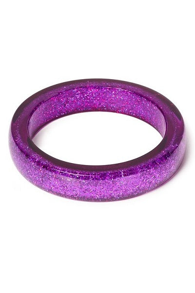 Splendette Glitter Purple CLASSIC Midi Bangle