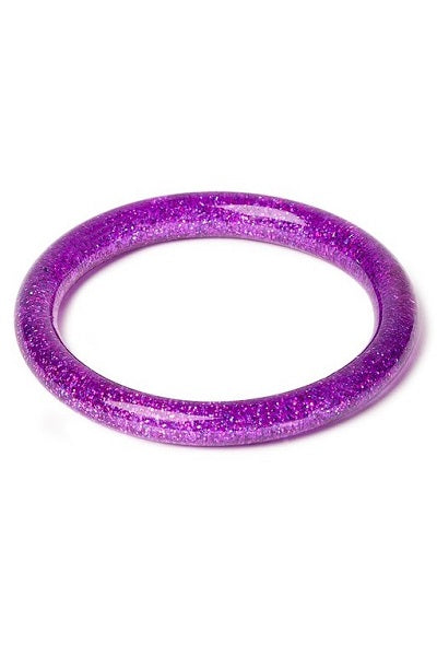 Splendette Glitter Purple CLASSIC Narrow Bangle