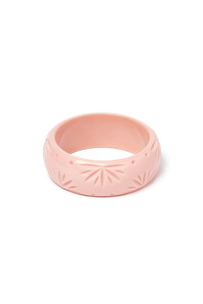 Splendette Heavy Carve Shell CLASSIC Wide Bangle
