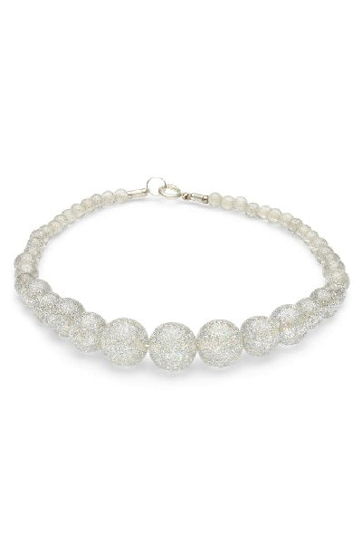 Splendette Necklace - Glitter Silver