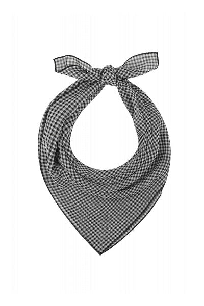 Collectif Scarf Zoe Gingham Black